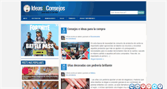 Desktop Screenshot of ideasyconsejos.com