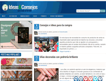 Tablet Screenshot of ideasyconsejos.com